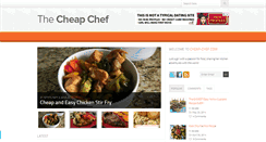 Desktop Screenshot of cheap-chef.com